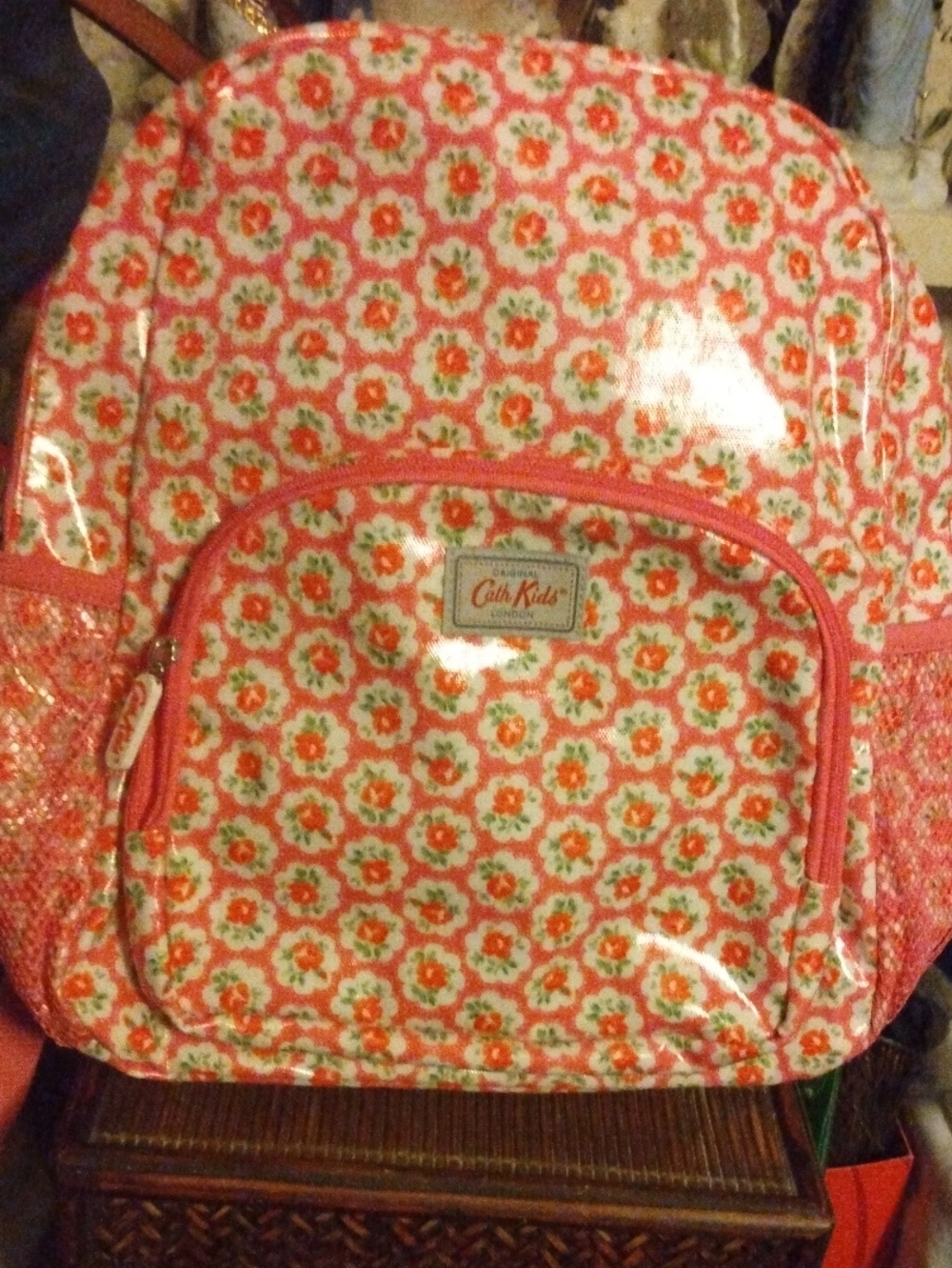 Cath Kidston Floral Kids Backpack Pink & White